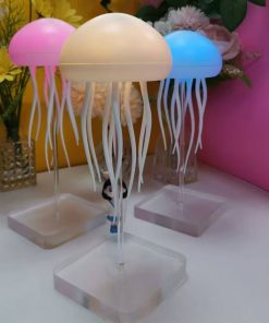 Jellyfish Touch Lamp – Rechargeable Color Changing LED Night Light