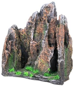 Alternative view of Aquarium Mountain Rock Cave Decoration (Natural Cliff & Cave Design, Safe Resin)